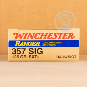 Image of .357 SIG WINCHESTER RANGER 125 GRAIN HOLLOW POINT (500 ROUNDS)