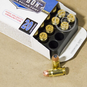 An image of 357 SIG ammo made by Corbon at AmmoMan.com.