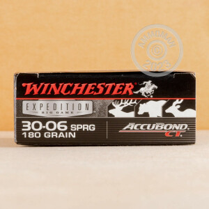 Image of the 30-06 SPRINGFIELD 180 GRAIN ACCUBOND CT POLYMER TIP (20 ROUNDS) available at AmmoMan.com.