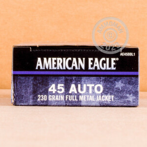 Image of the 45 ACP - 230 gr FMJ - American Eagle C.O.P.S. - 50 Rounds available at AmmoMan.com.
