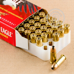 Image of the 38 SUPER FEDERAL AMERICAN EAGLE 115 GRAIN JHP (50 ROUNDS) available at AmmoMan.com.