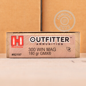 Image of 300 WIN MAG HORNADY OUTFITTER 180 GRAIN GMX (20 ROUNDS)