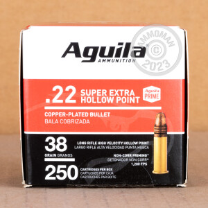  .22 Long Rifle ammo for sale at AmmoMan.com - 250 rounds.