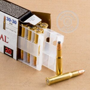 Photo detailing the 30-30 FEDERAL NON-TYPICAL 150 GRAIN SP (200 ROUNDS) for sale at AmmoMan.com.