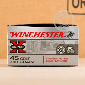 Image of the 45 COLT WINCHESTER COWBOY LOADS 250 GRAIN LFN (50 ROUNDS) available at AmmoMan.com.