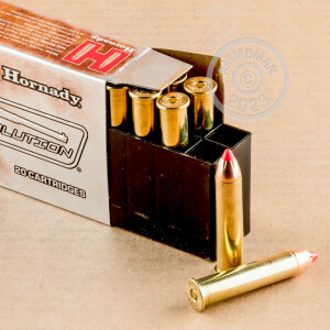 Image of Hornady 45-70 Government rifle ammunition.