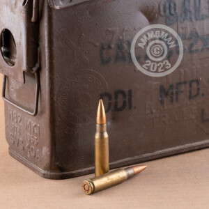 Photo detailing the 7.62X51MM ETHIOPIAN MILITARY SURPLUS 145 GRAIN FMJ IN 30 CAL AMMO CAN (280 ROUNDS) for sale at AmmoMan.com.
