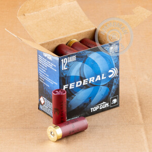 Image of the 12 GAUGE FEDERAL TOP GUN #8 SHOT (250 ROUNDS) available at AmmoMan.com.