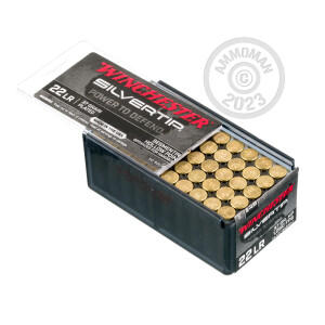 Image of the 22 LR WINCHESTER SILVERTIP 37 GRAIN SHP (50 ROUNDS) available at AmmoMan.com.