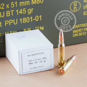 A photo of a box of Prvi Partizan ammo in 308 / 7.62x51.