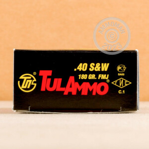 Image of the 40 S&W TULA 180 GRAIN FMJ (50 ROUNDS) available at AmmoMan.com.