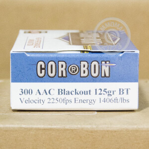 Image of 300 AAC Blackout rifle ammunition at AmmoMan.com.