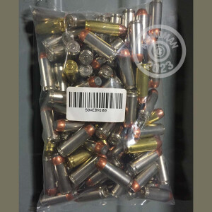 A photo of a box of Mixed ammo in 50 Action Express.