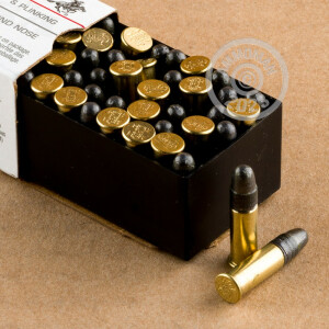 Photo detailing the 22 LR WINCHESTER WILDCAT 40 GRAIN LRN (50 ROUNDS) for sale at AmmoMan.com.