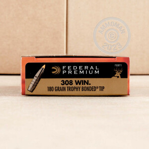 Photograph showing detail of 308 WIN FEDERAL VITAL-SHOK 180 GRAIN TROPHY BONDED TIP (20 ROUNDS)