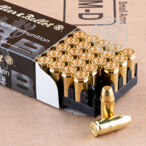 Photo detailing the 9MM LUGER SELLIER & BELLOT SUBSONIC 150 GRAIN FMJ (1000 ROUNDS) for sale at AmmoMan.com.