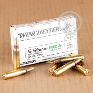 Image of 5.56X45 WINCHESTER 62 GRAIN FMJ M855 (1000 ROUNDS)