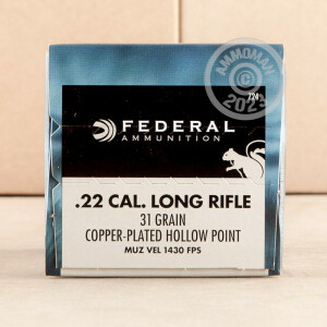 Image of 22 LR - 31 Grain Copper Plated HP - Federal Game-Shok - 50 Rounds