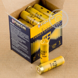 Image of the 20 GAUGE FIOCCHI 2-3/4" #8 VIP TARGET LOAD (25 ROUNDS) available at AmmoMan.com.