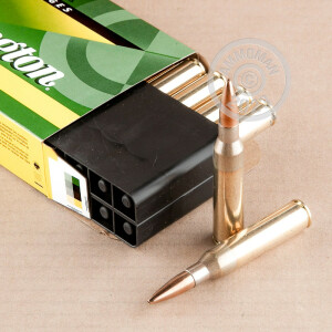 An image of 338 Lapua Magnum ammo made by Remington at AmmoMan.com.