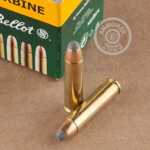 Photo detailing the 30 CARBINE SELLIER & BELLOT 110 GRAIN SP (50 ROUNDS) for sale at AmmoMan.com.