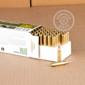 Image of Remington 223 Remington rifle ammunition.