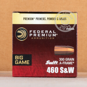 Image of 460 S&W FEDERAL VITAL-SHOK 300 GRAIN SWIFT A -FRAME (20 ROUNDS)