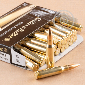 Image of the .308 WINCHESTER SELLIER & BELLOT 147 GRAIN FMJ (20 ROUNDS) available at AmmoMan.com.