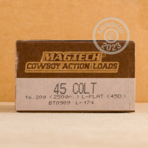 Photo detailing the .45 COLT MAGTECH 250 GRAIN LFN (50 ROUNDS) for sale at AmmoMan.com.