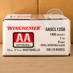 Photo detailing the 12 GAUGE WINCHESTER AA STEEL SPORTING CLAY 2-3/4