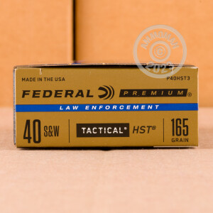 Image of .40 S&W FEDERAL HST 165 GRAIN JHP (1000 ROUNDS)