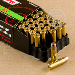 Image of SinterFire 38 Special pistol ammunition.