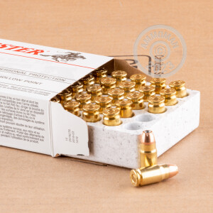 Photo detailing the 357 SIG WINCHESTER USA 125 GRAIN JHP (500 ROUNDS) for sale at AmmoMan.com.