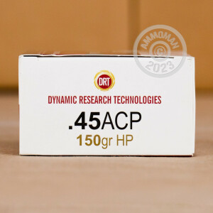 Photo of .45 Automatic frangible ammo by Dynamic Research Technologies for sale at AmmoMan.com.