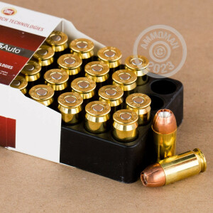 An image of .45 Automatic ammo made by Dynamic Research Technologies at AmmoMan.com.