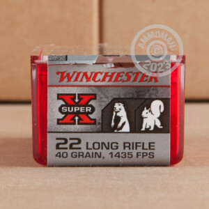 Image of 22 LR WINCHESTER SUPER-X 40 GRAIN COPPER PLATED HP (100 ROUNDS)