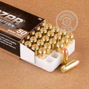 An image of 10mm ammo made by Blazer Brass at AmmoMan.com.