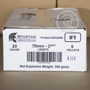 Photograph of Spartan 20 Gauge #1 BUCK for sale at AmmoMan.com