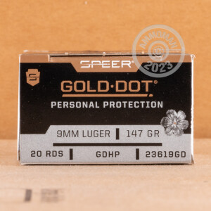 Image of 9MM SPEER GOLD DOT 147 GRAIN JHP (200 ROUNDS)
