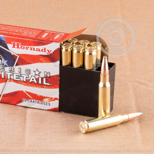 Image of the 308 WIN HORNADY AMERICAN WHITETAIL 150 GRAIN INTERLOCK SP (200 ROUNDS) available at AmmoMan.com.