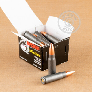 Image of 7.62x39 WOLF 122 GRAIN FMJ (20 ROUNDS)