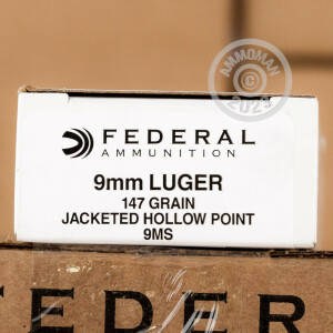 Image of the 9MM FEDERAL 147 GRAIN HI-SHOK JACKETED HOLLOW POINT (50 ROUNDS) available at AmmoMan.com.