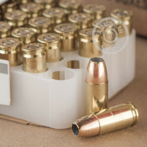 Photograph showing detail of 9MM FEDERAL 147 GRAIN HI-SHOK JACKETED HOLLOW POINT (50 ROUNDS)