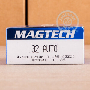 Image of the 32 ACP MAGTECH 71 GRAIN LRN (50 ROUNDS) available at AmmoMan.com.
