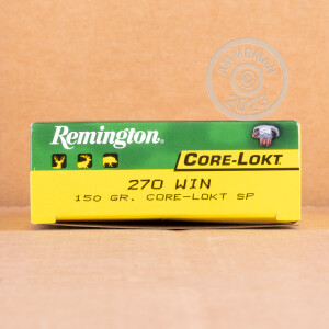 Image of the 270 WIN REMINGTON CORE-LOKT 150 GRAIN SOFT POINT (20 ROUNDS) available at AmmoMan.com.