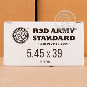 An image of 5.45 x 39 Russian ammo made by Red Army Standard at AmmoMan.com.