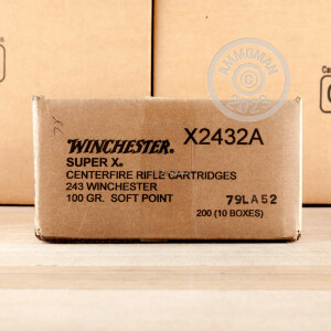 Image of 243 WIN WINCHESTER SUPER-X 100 GRAIN PP (20 ROUNDS)