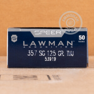An image of 357 SIG ammo made by Speer at AmmoMan.com.