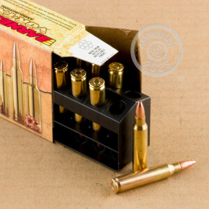 Image detailing the brass case on the Barnes ammunition.