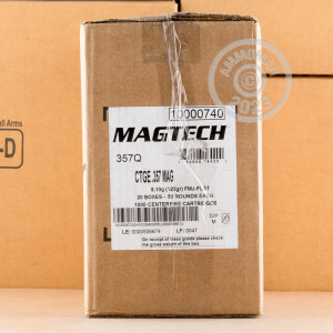 Image of 357 MAGNUM MAGTECH 125 GRAIN FMJ-FLAT (50 ROUNDS)